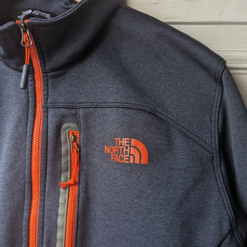 The North Face Blue Gray and Orange Jacket